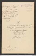 k.k. naturhistorisches Hofmuseum, Intendanzakten 1885-1896 (Hauer), Aktenzahl Z.526/1890, Seite 1